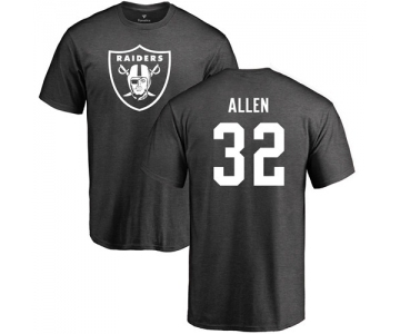 Football Oakland Raiders #32 Marcus Allen Ash One Color T-Shirt