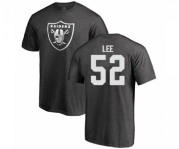 Football Oakland Raiders #52 Marquel Lee Ash One Color T-Shirt