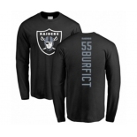 Football Oakland Raiders #55 Vontaze Burfict Black Backer Long Sleeve T-Shirt