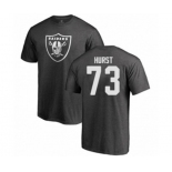 Football Oakland Raiders #73 Maurice Hurst Ash One Color T-Shirt