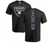 Football Oakland Raiders #8 Daniel Carlson Black Backer T-Shirt