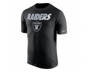 Men's Oakland Raiders Nike Black Legend Staff Practice Performance T-Shirt