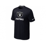 Men's Oakland Raiders Nike Cardinal Facility T-Shirt Black