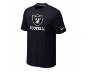 Men's Oakland Raiders Nike Cardinal Facility T-Shirt Black