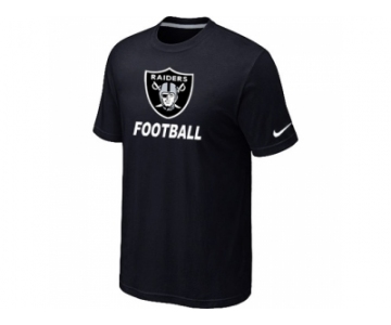 Men's Oakland Raiders Nike Cardinal Facility T-Shirt Black