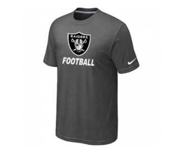 Men's Oakland Raiders Nike Cardinal Facility T-Shirt D.Grey