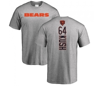 NFL Nike Chicago Bears #64 Eric Kush Ash Backer T-Shirt