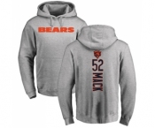 NFL Nike Chicago Bears #52 Khalil Mack Ash Backer Pullover Hoodie