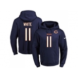 Nike Chicago Bears #11 Kevin White Navy Blue Name & Number Pullover NFL Hoodie