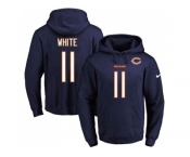 Nike Chicago Bears #11 Kevin White Navy Blue Name & Number Pullover NFL Hoodie