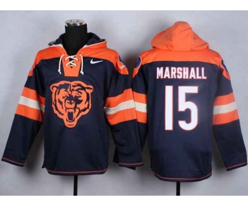 nike nfl jerseys chicago bears #15 brandon marshall blue-orange-blue-1[pullover hooded sweatshirt]