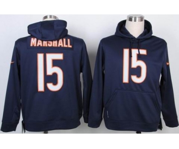 nike nfl jerseys chicago bears #15 brandon marshall blue[pullover hooded sweatshirt]