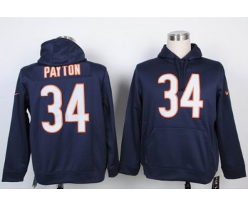 nike nfl jerseys chicago bears #34 payton blue[pullover hooded sweatshirt]