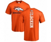 Football Denver Broncos #22 Kareem Jackson Orange Backer T-Shirt