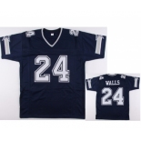 Men's Dallas Cowboys #24 Everson Walls Navy blue jersey