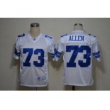 Men's Dallas Cowboys #73 Larry Allen White Legend Jersey