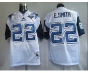 dallas cowboys #22 e.smith white[m&n 75th]