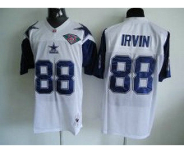 dallas cowboys #88 irvin white[m&n 75th]