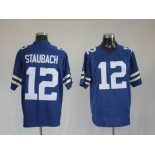 nfl dallas cowboys #12 staubach m&n blue