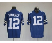 nfl dallas cowboys #12 staubach m&n blue