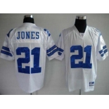 nfl dallas cowboys #21 jones white