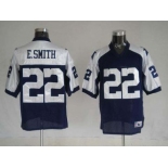 nfl dallas cowboys #22 e.smith thanksgiving blue