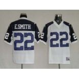 nfl dallas cowboys #22 e.smith thanksgiving white