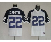 nfl dallas cowboys #22 e.smith thanksgiving white