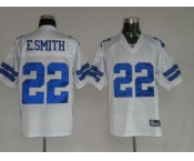 nfl dallas cowboys #22 e.smith white