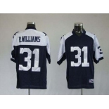 nfl dallas cowboys #31 r.williams thanksgiving blue