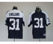 nfl dallas cowboys #31 r.williams thanksgiving blue