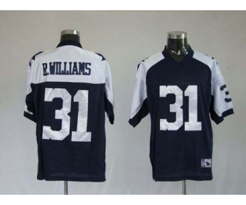 nfl dallas cowboys #31 r.williams thanksgiving blue