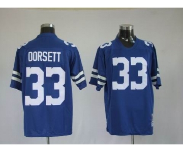 nfl dallas cowboys #33 dorsett m&n blue