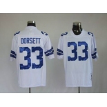 nfl dallas cowboys #33 dorsett m&n white