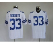 nfl dallas cowboys #33 dorsett m&n white