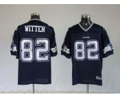 nfl dallas cowboys #82 witten blue