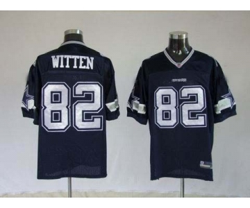 nfl dallas cowboys #82 witten blue