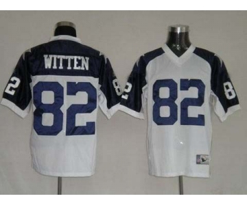 nfl dallas cowboys #82 witten thanksgiving white