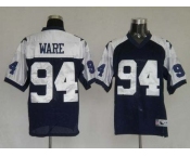 nfl dallas cowboys #94 ware thanksgiving blue