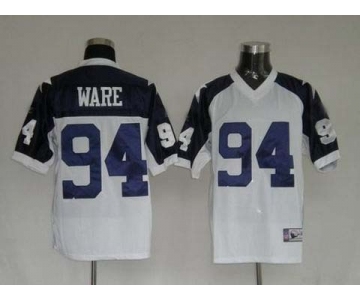 nfl dallas cowboys #94 ware thanksgiving white