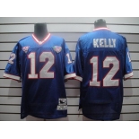 nfl buffalo bills #12 kelly throwback blue