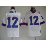 nfl buffalo bills #12 kelly throwback white