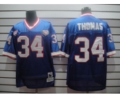 nfl buffalo bills ##34 thomas throwback blue