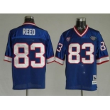 nfl buffalo bills #83 reed m&n blue