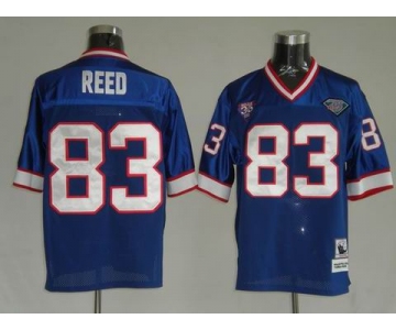 nfl buffalo bills #83 reed m&n blue