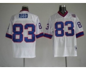 nfl buffalo bills #83 reed m&n white