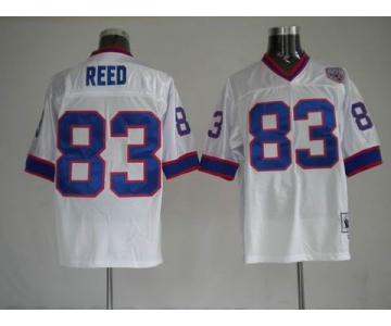 nfl buffalo bills #83 reed m&n white