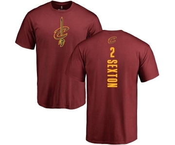 NBA Nike Cleveland Cavaliers #2 Collin Sexton Maroon Backer T-Shirt