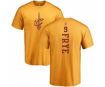 NBA Nike Cleveland Cavaliers #9 Channing Frye Gold One Color Backer T-Shirt