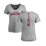 NBA Women's Nike Cleveland Cavaliers #2 Collin Sexton Ash Backer T-Shirt